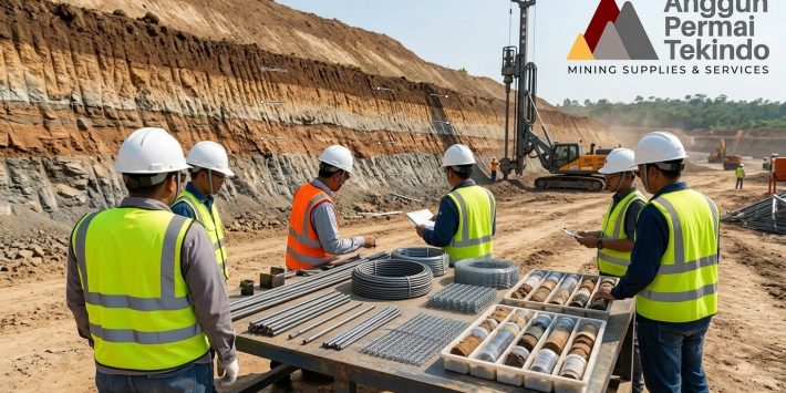 material soil nailing, memilih material soil nailing, soil nailing sesuai kondisi tanah, grout non-shrink, shotcrete serat, perlindungan korosi nail, drainase lereng, tanah residual, tanah lunak, soil nailing tambang